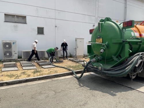 Triển khai dịch vụ hút nước thải tại KCN Bình Chuẩn, Thuận An, Bình Dương
