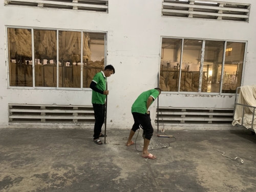 Nỗ lực khắc phục sự cố tắc nghẽn trên 600m3 đường ống thoát nước trước mùa mưa tại KCN Genimex
