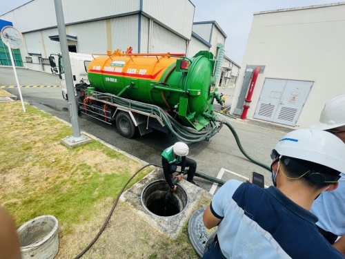 Mùa mưa đến, chúng ta đang chạy đua với thời gian để kịp thời xử lý nước thải tại KCN Bình An