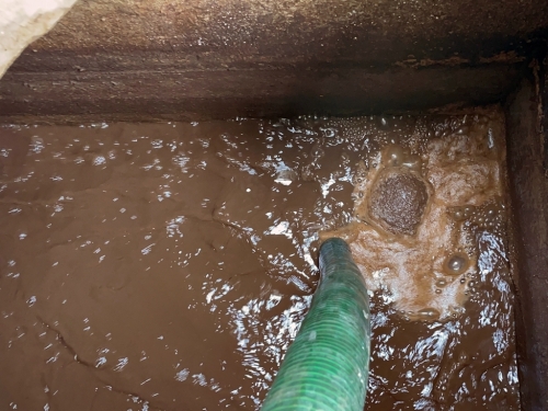 Thi công hút và vận chuyển bùn vi sinh tại KCN Mỹ Phước 3