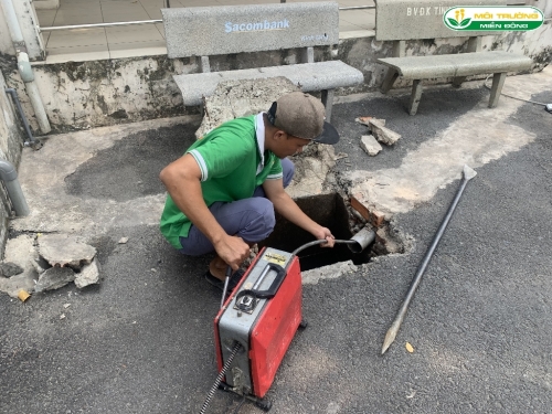 Dịch vụ thông tắc cống tại Thủ Dầu Một bằng máy áp lực nước