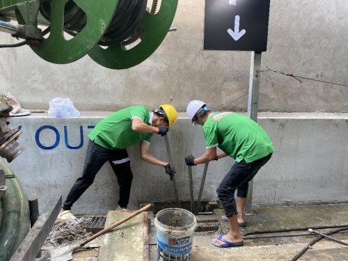 Nạo vét hố ga cho doanh nghiệp tại KCN Biên Hòa - Đồng Nai