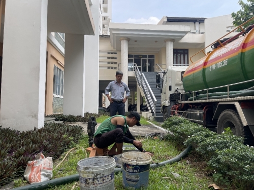 Nạo vét hố ga tại KCN Long Đức–Giải pháp tuyệt vời trong mùa mưa