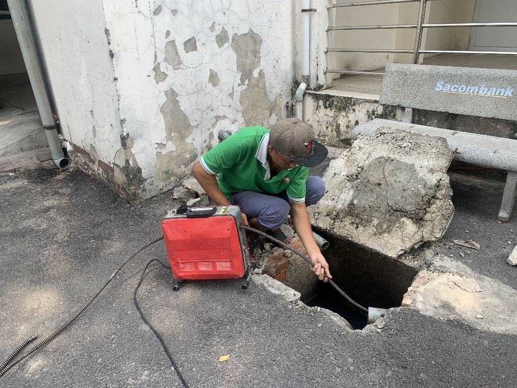 Thi công thông tắc cống nghẹt tại Bình Dương