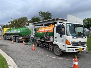 Thu gom - vận chuyển bùn thải tại KCN Nhơn Trạch