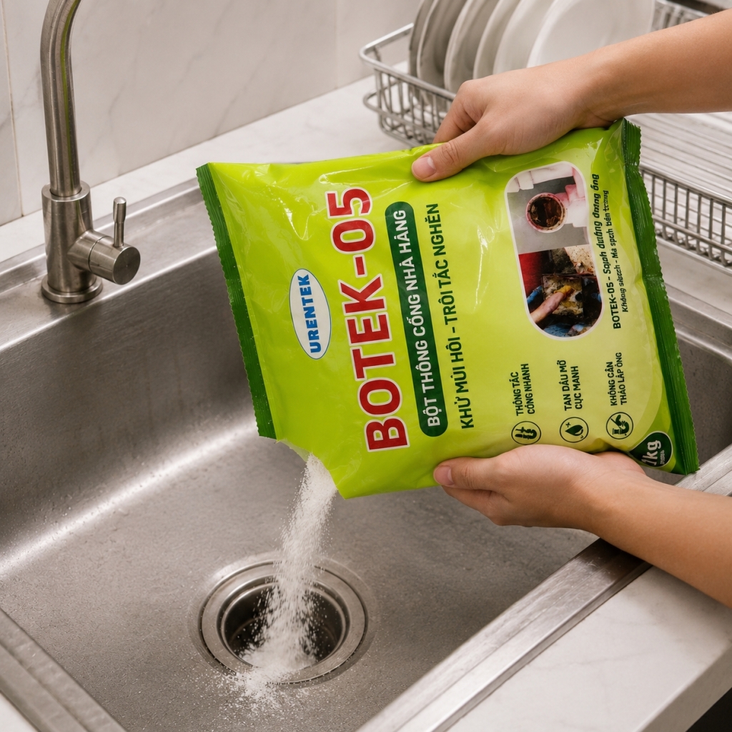 Bột thông cống Botek-05 có đáng mua không?