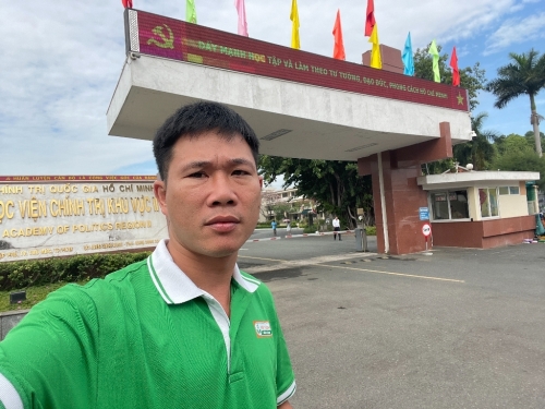 Chạy đua khảo sát nạo vét cống rãnh tại cơ quan học viện chính trị Quận 9, TP. Hồ Chí Minh