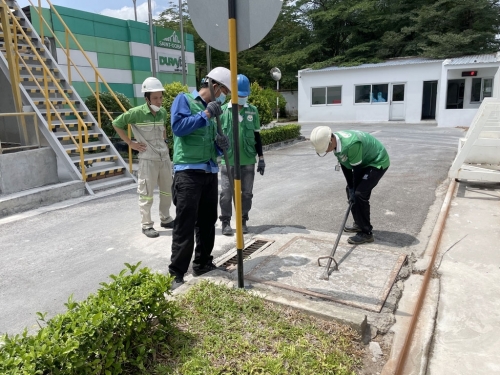 Khảo sát hệ thống cống thoát nước mưa tại KCN VSIP I