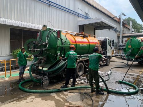 Dịch vụ vệ sinh cống rãnh cho nhà máy cấp nước kcn cơ khí ô tô tphcm