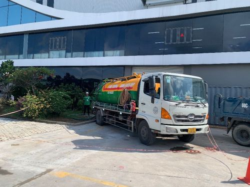 Dịch vụ hút hầm cầu tại khu công nghiệp Giang điền trảng bom đồng Nai