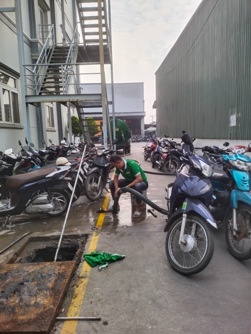 Dịch vụ hút hầm cầu chuyên nghiệp tại KCN Nam Tân Uyên mở rộng