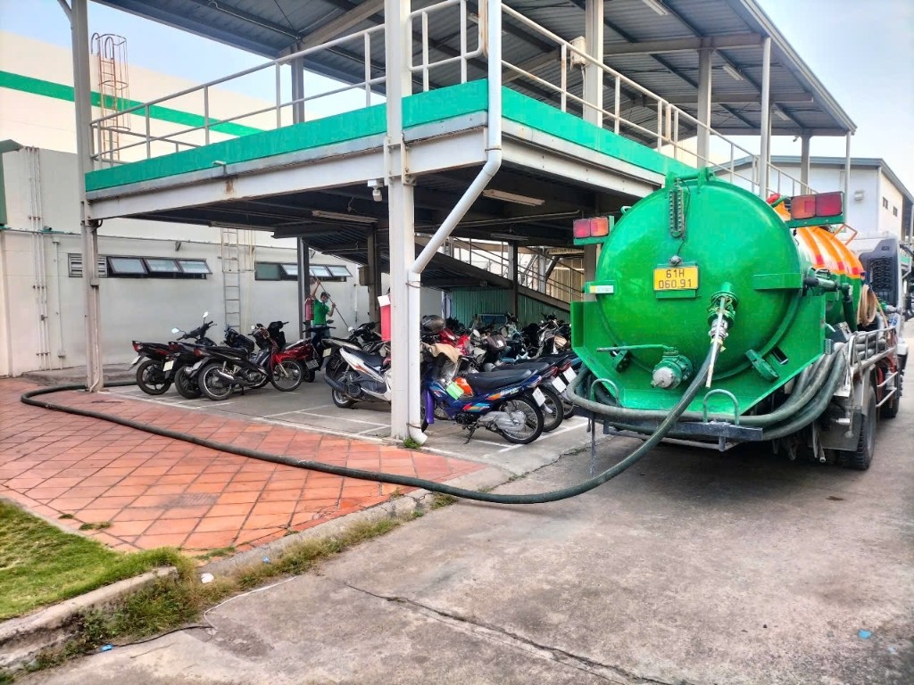 Dịch vụ hút hầm cầu tại kcn sông mây đồng Nai