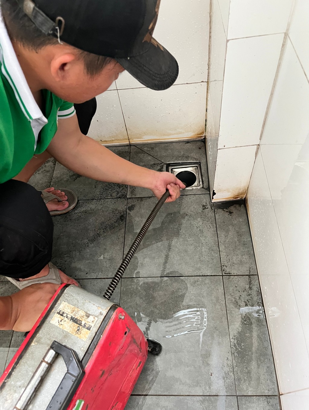 Dịch vụ thông tắc đường ống thoát sàn tại kcn Mỹ Phước
