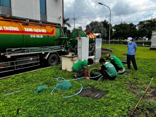 Dịch vụ hút hầm cầu tại kcn tai khu công nghiệp amata biên hòa đồng Nai