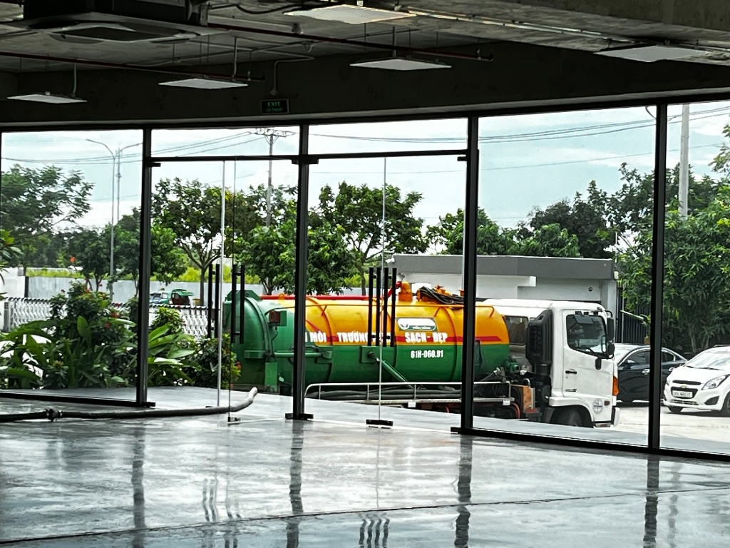 Dịch vụ hút hầm cầu tại kcn Visip 1 bình dương
