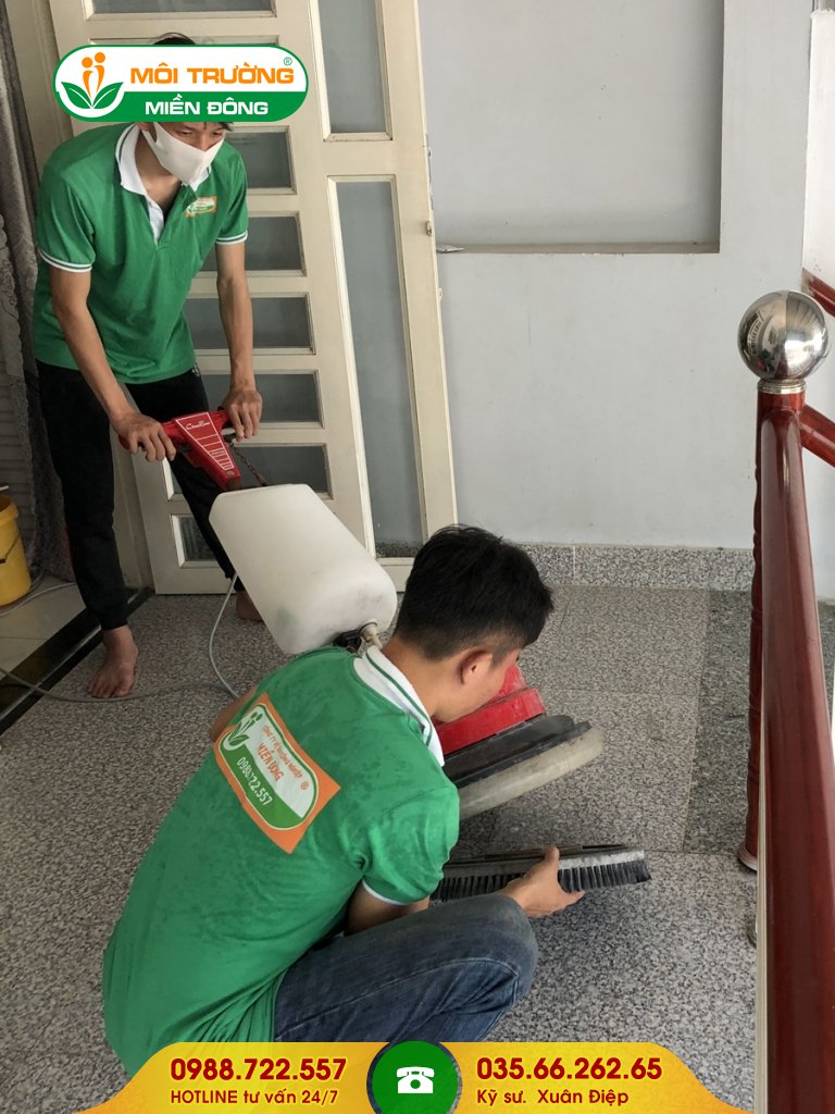Dịch vụ vệ sinh công nghiệp đường Lê Thị Chung