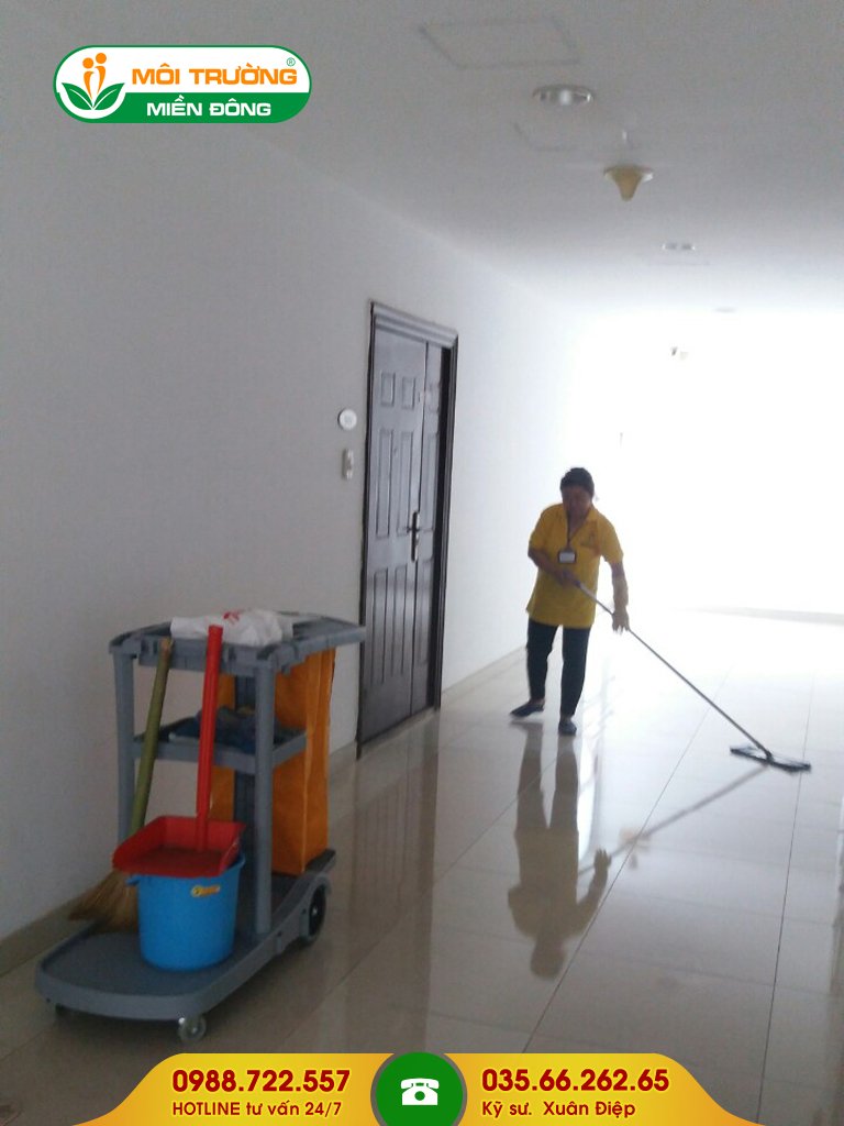 Cung ứng lao động tạp vụ vệ sinh chung cư tại TP.HCM