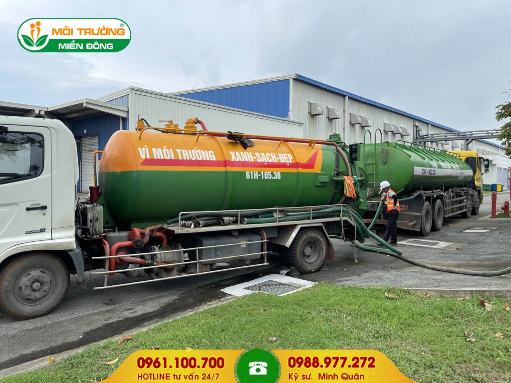 Cung cấp bùn vi sinh xe 3 khối